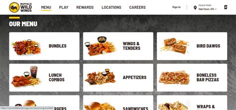 Buffalo Wild Wings Lunch Menu With Prices & Hours [Updated  .